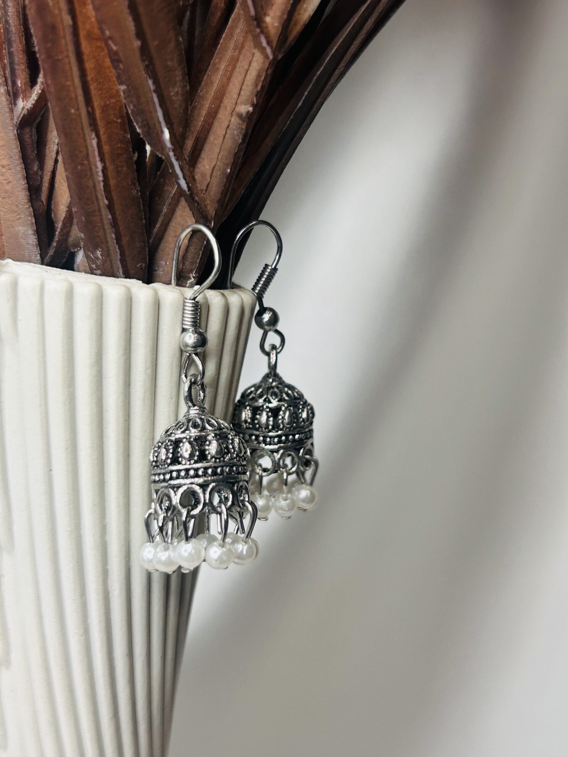 Silver Jhumki