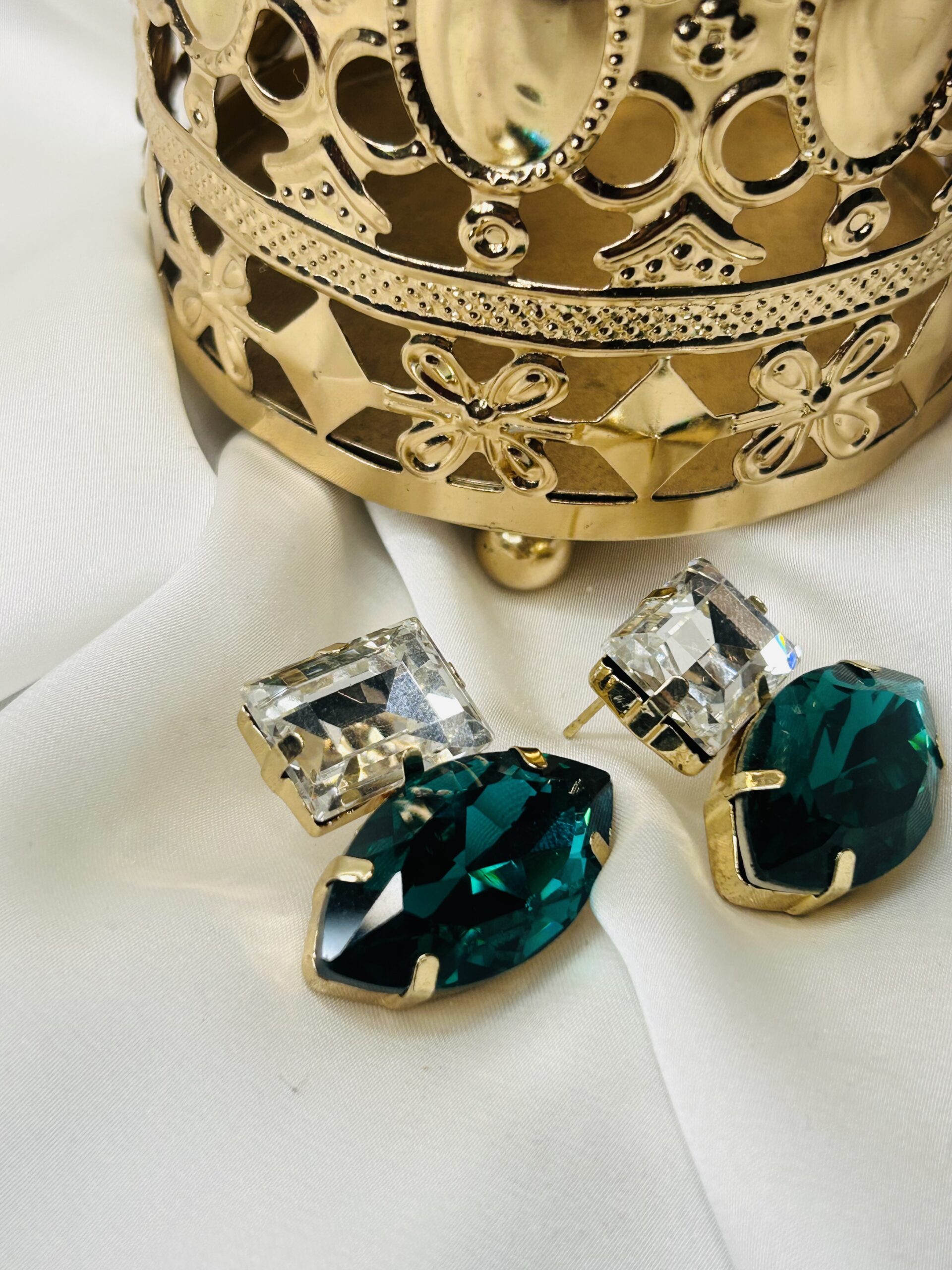 Bottle Green Earrings