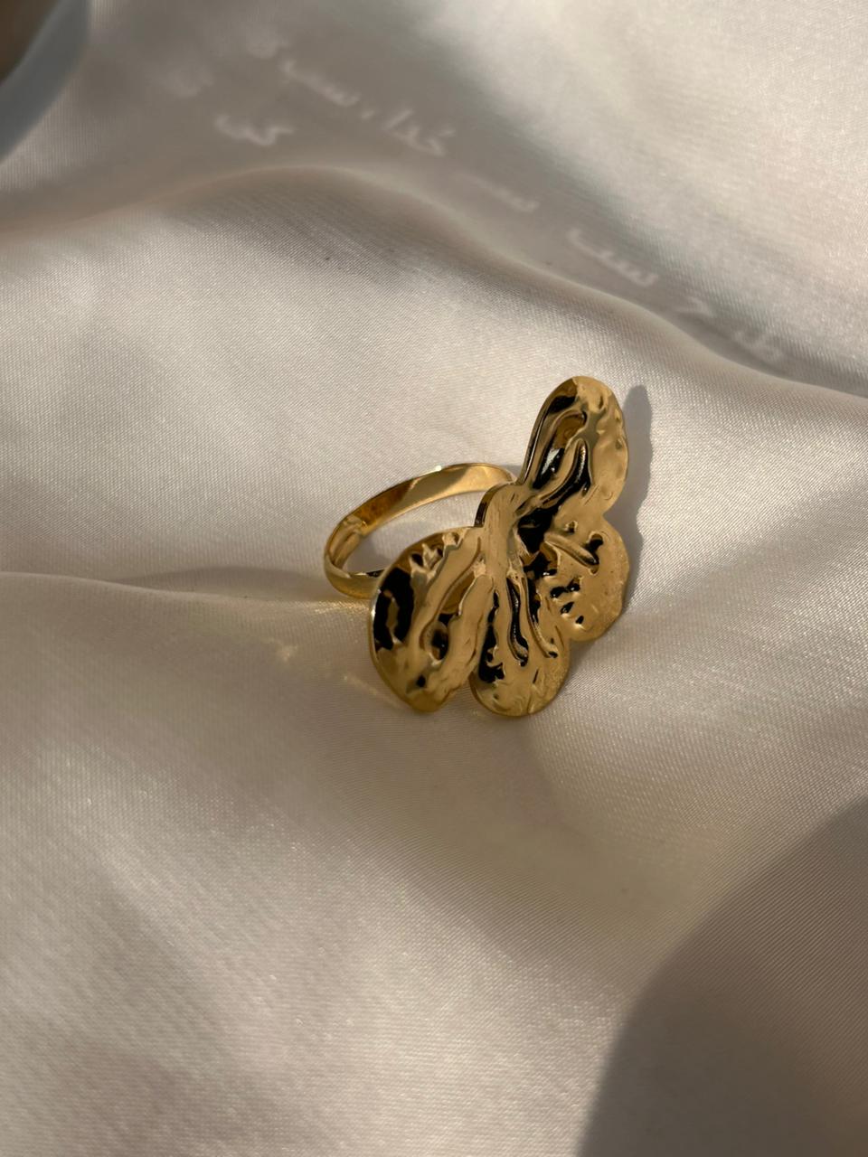 The Gold Chunky Ring Collection