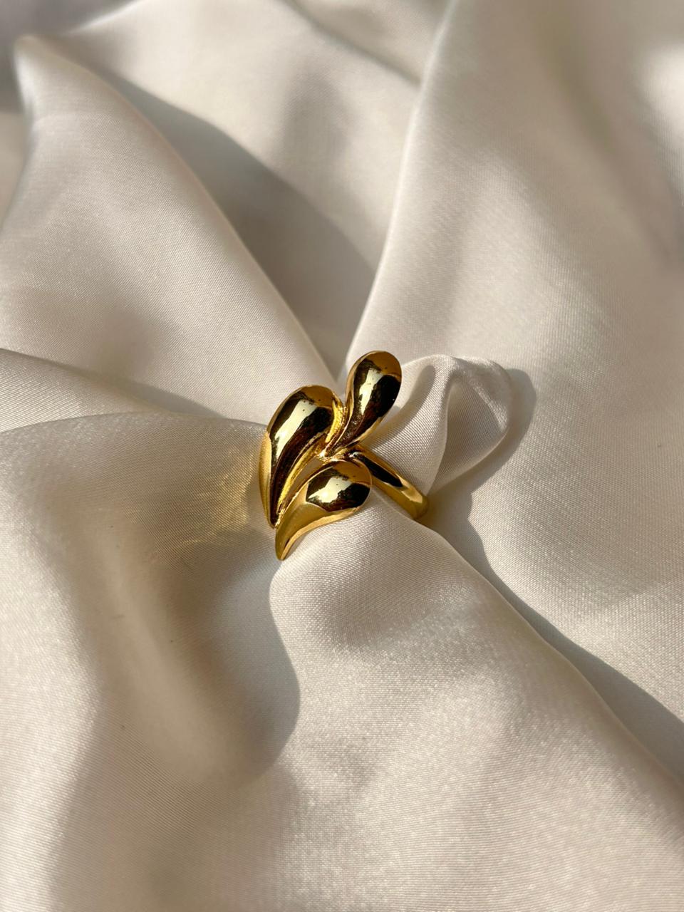 The Gold Chunky Ring Collection