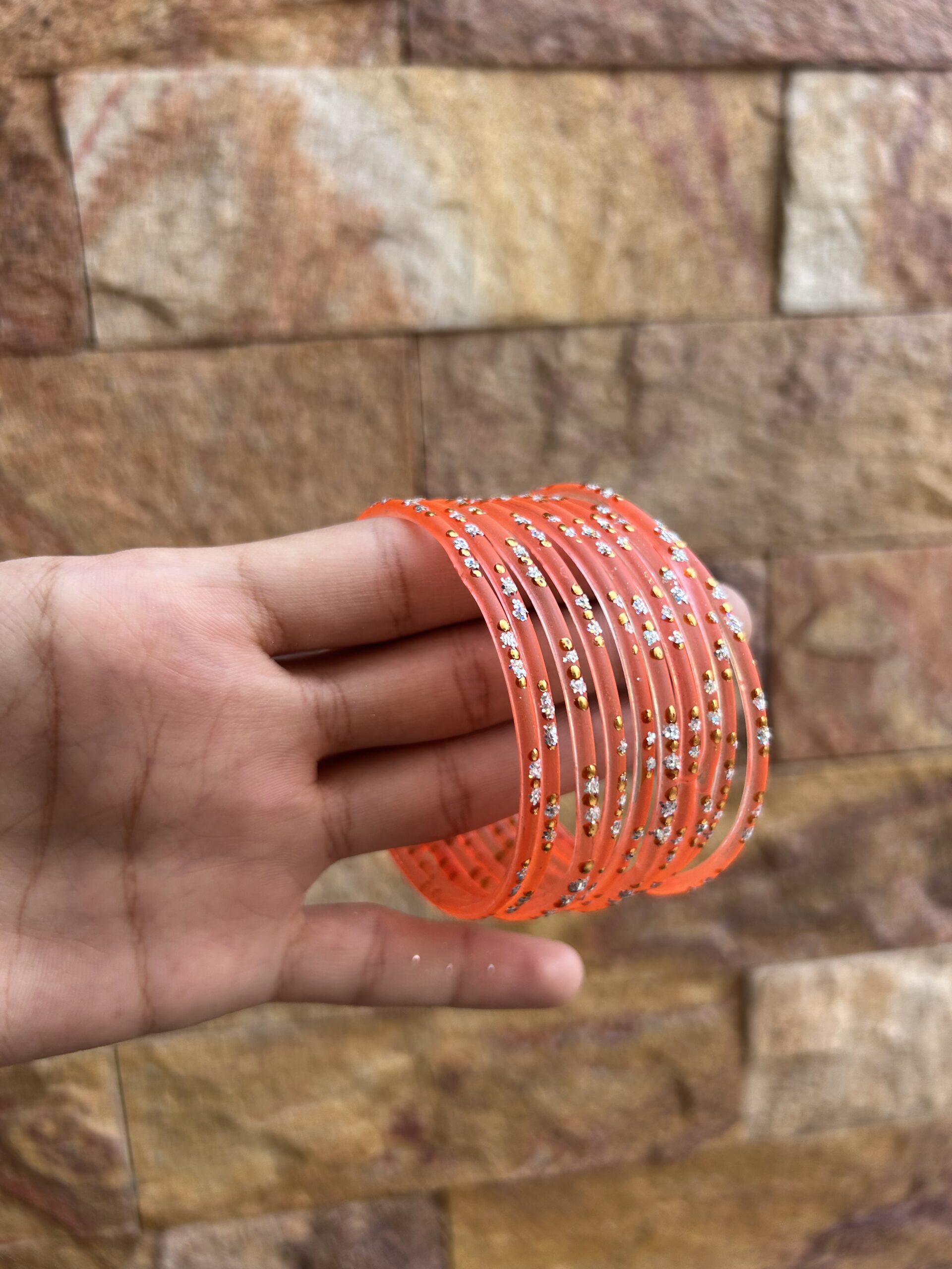 Bangles(Viral Indian Chooriyan) Orange