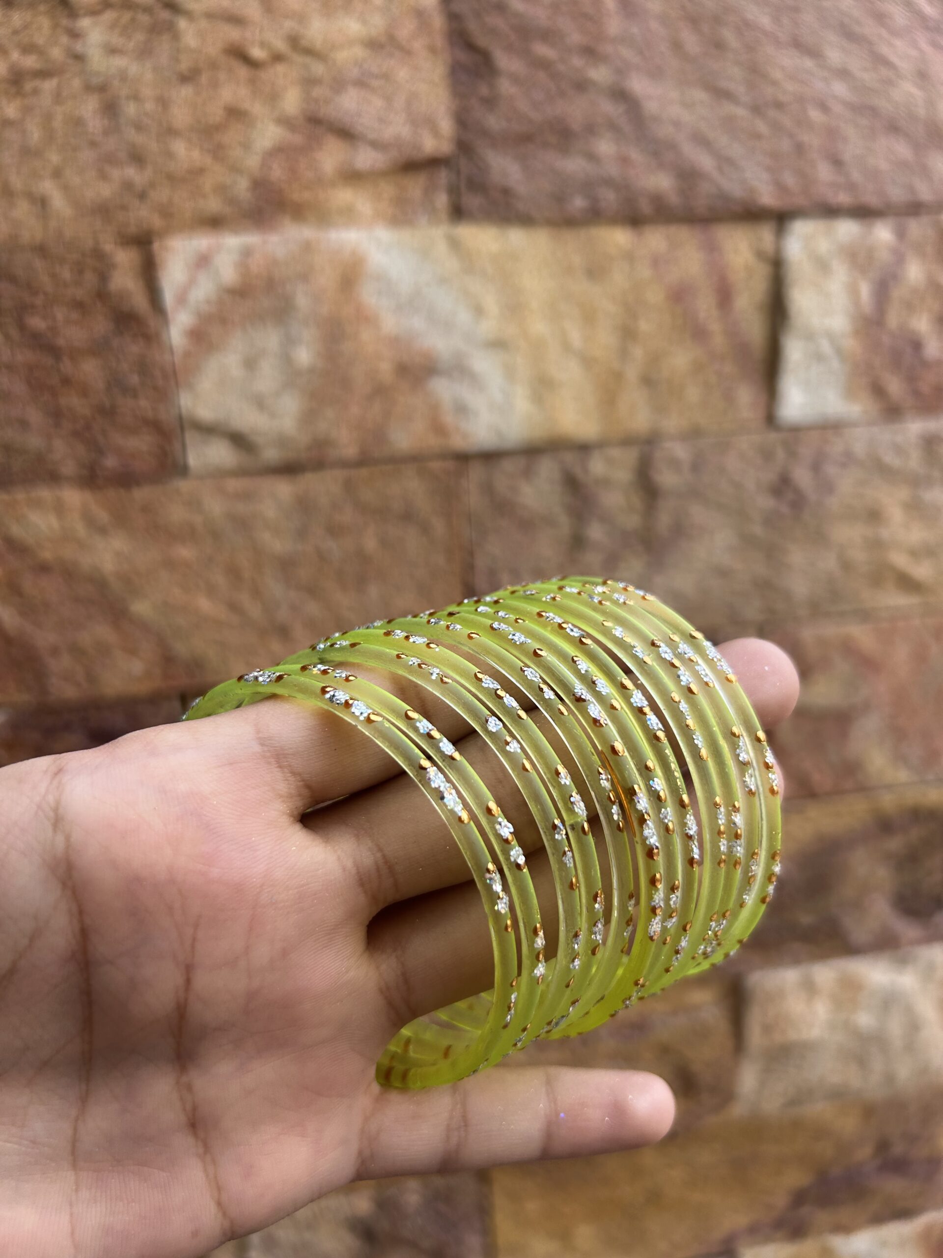 Bangles(Viral Indian Chooriyan) Yellow