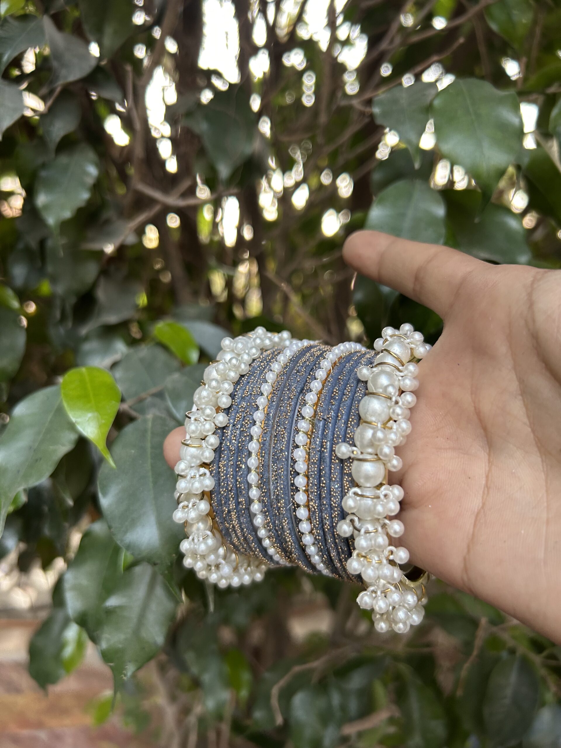 Bangles Set Grey
