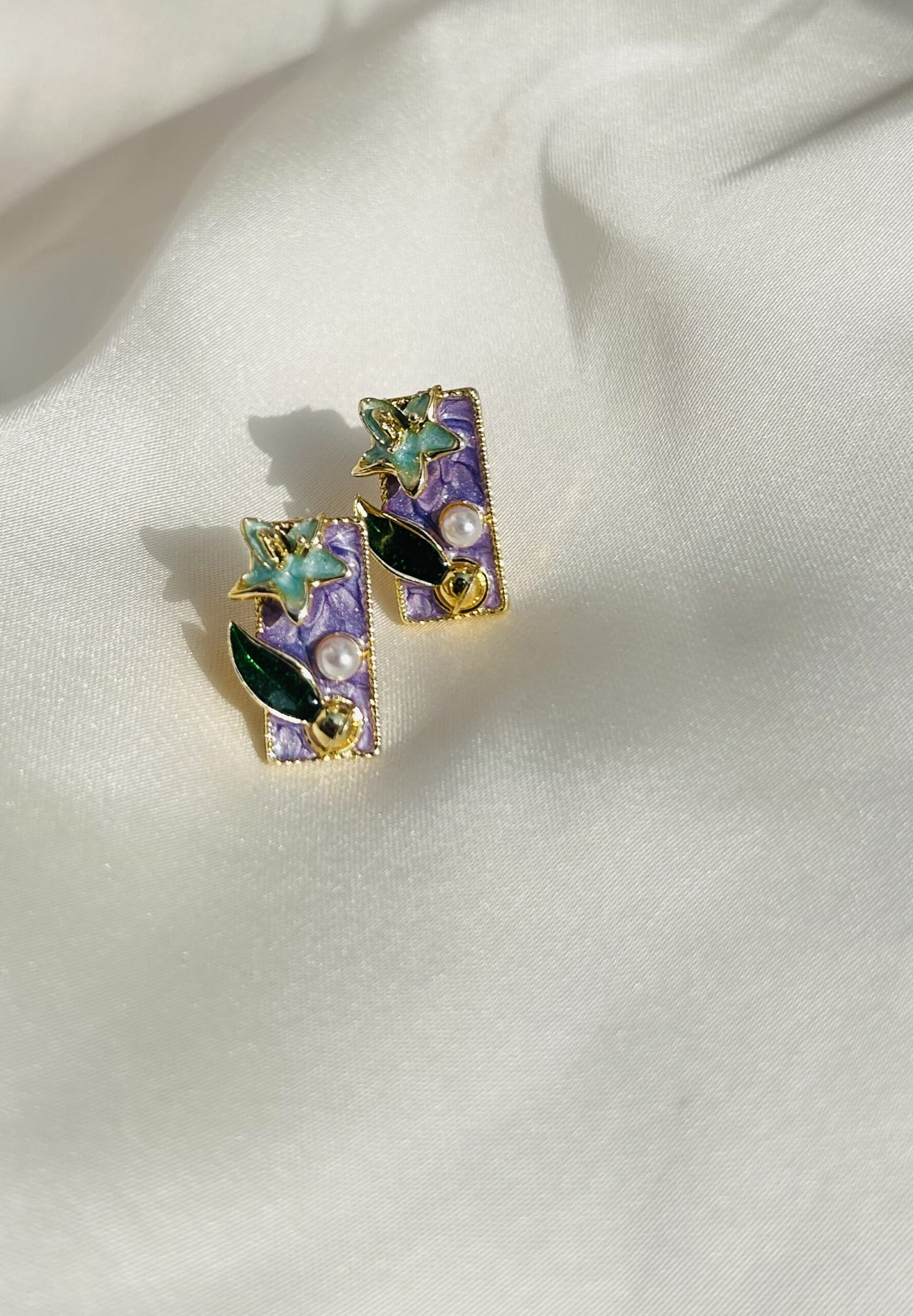 Enamel Earrings