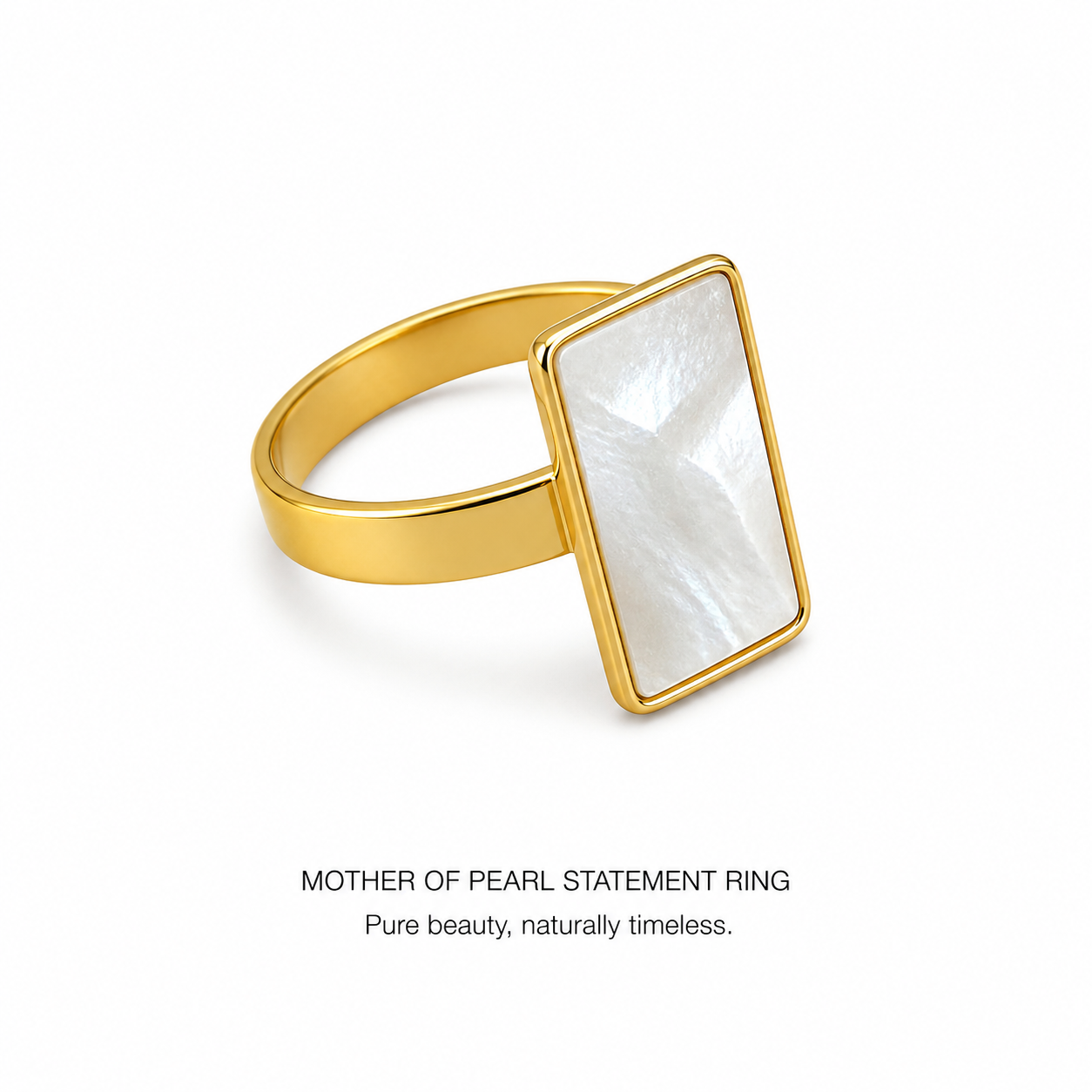 A02-WHITE STATEMENT RING